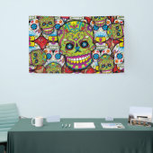 Sugar Skulls Pattern Spandoek (Beurs)