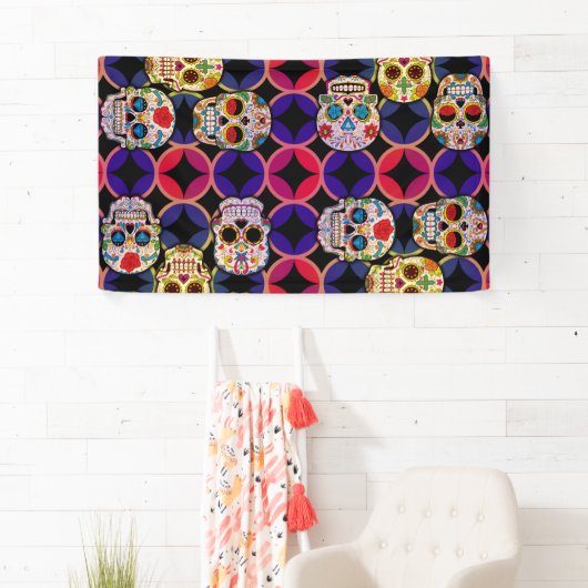 Sugar Skulls Pattern Spandoek (Insitu)