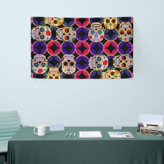 Sugar Skulls Pattern Spandoek (Beurs)