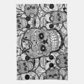Sugar Skulls Pattern Theedoek (Verticaal)