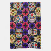 Sugar Skulls Pattern Theedoek (Verticaal)