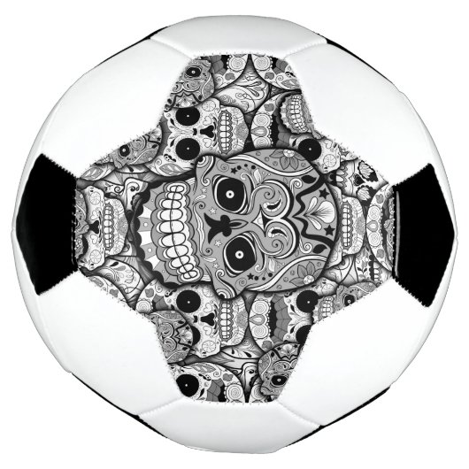 Sugar Skulls Pattern Voetbal (Gedraaid)