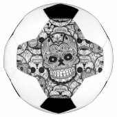 Sugar Skulls Pattern Voetbal (Voorkant)