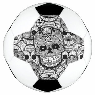 Sugar Skulls Pattern Voetbal