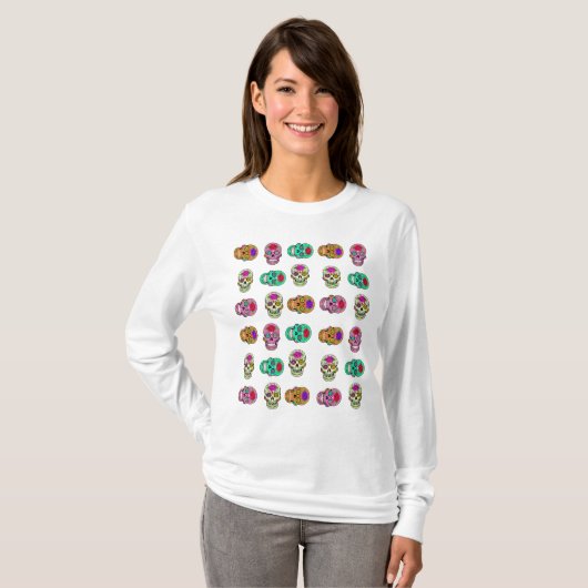 Sugar Skulls T-shirt (Voorkant volledig)