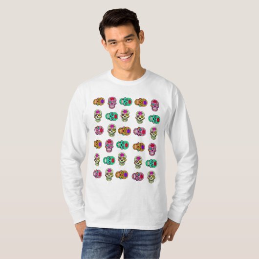 Sugar Skulls T-shirt (Voorkant volledig)