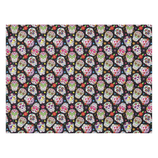 Sugar Skulls Tafelkleed Tafel Hoesje (Voorkant (Horizontaal))