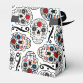 Sugar Skulls verjaardagsfeestje gunstbox *ELKE KLE Bedankdoosjes (Achterkant)