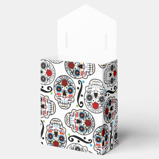 Sugar Skulls verjaardagsfeestje gunstbox *ELKE KLE Bedankdoosjes (Geopend)