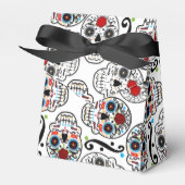 Sugar Skulls verjaardagsfeestje gunstbox *ELKE KLE Bedankdoosjes (Voorkant Zijde)