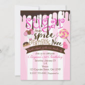 SUGAR SPICE ALLES LEUKE Uitnodigingen voor feesten (Voorkant)