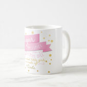 Sugar & Spice Alles Roze & Gouden Koffie Mok (Voorkant rechts)