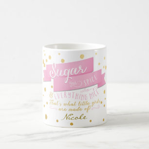 Sugar & Spice Alles Roze & Gouden Koffie Mok