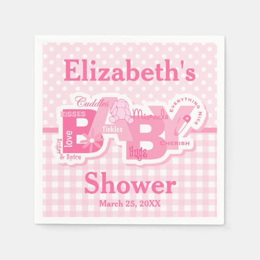 Sugar & Spice Bunny Servetten (Voorkant)