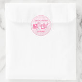 Sugar & Spice Bunny Shower Sticker (Tas)