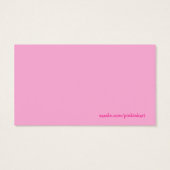 Sugar & Spice Gingerbread Custom Gift Label Visitekaartje (Achterkant)