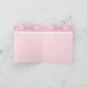 Sugar & Spice, Girl Baby Bedankt Opmerking (Binnen)