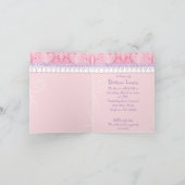 Sugar & Spice, Meisje Baby shower Uitnodiging (Binnen)