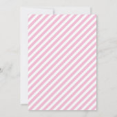 Sugar & Spice Roze & Gouden Babyshower Uitnodiging (Achterkant)