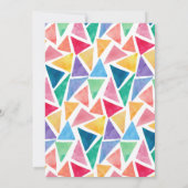 Sugar & Spice Zoete Verjaardag Uitnodiging (Achterkant)