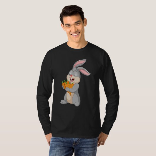 Sugar sweet Easter bunny Easter T-shirt (Voorkant volledig)