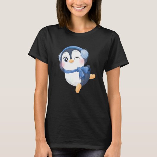 Sugar sweet penguin   t-shirt (Voorkant)