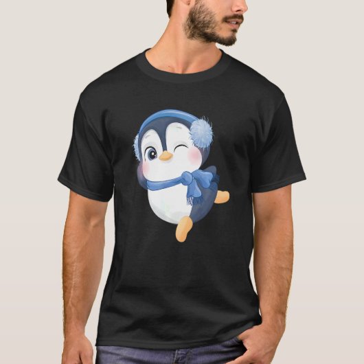 Sugar sweet penguin   t-shirt (Voorkant)