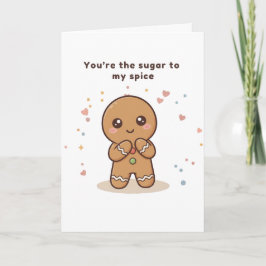 Sugar to My Spice Puchi Dōshi Gingerbread Card Kaart