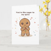 Sugar to My Spice Puchi Dōshi Gingerbread Card Kaart (Gele Bloem)