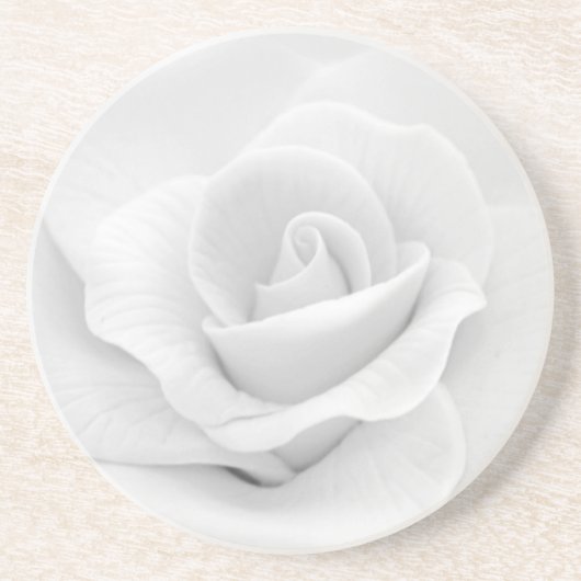 Sugar White Rose Zandsteen Onderzetter (Voorkant)