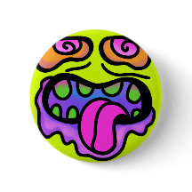 Sugar Zombie Pop Art Pin