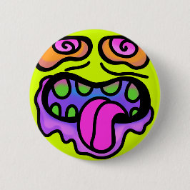Sugar Zombie Pop Art Pin Ronde Button 5,7 Cm