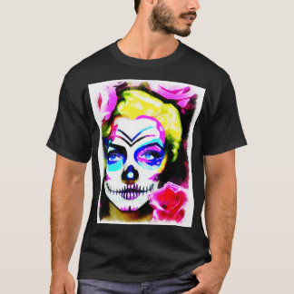 Sugarblond met rozen t-shirt