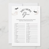 SUGARBOO Baby Animal Minimalistisch Baby shower sp Kaart (Voorkant)