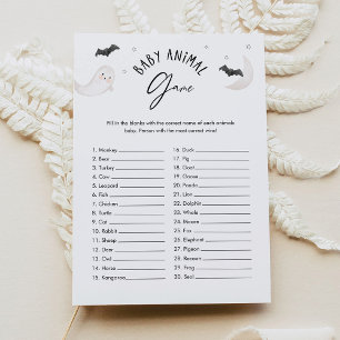 SUGARBOO Baby Animal Minimalistisch Baby shower sp Kaart