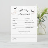 SUGARBOO Baby shower Advies & Voorspellingen Kaart (Staand voorkant)