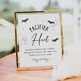 SUGARBOO Fopspeen Hunt Baby shower Spel Teken Poster