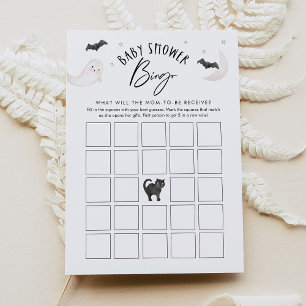 SUGARBOO Halloween Baby shower Bingo Spel Kaart