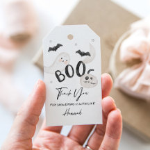 SUGARBOO Halloween Baby shower Favor Tag
