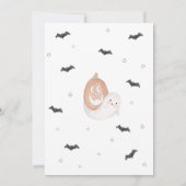 SUGARBOO Halloween Baby shower Invitation Kaart (Achterkant)