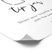 SUGARBOO Halloween Ouderschap Tip Jar Sign Poster (Hoek)