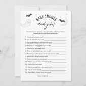 SUGARBOO Halloween Papa Jokes Baby shower Game Kaa Kaart (Voorkant)