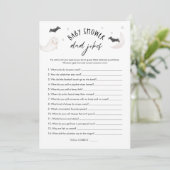 SUGARBOO Halloween Papa Jokes Baby shower Game Kaa Kaart (Staand voorkant)