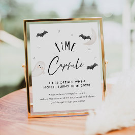 SUGARBOO Halloween Time Capsule Baby shower teken Poster