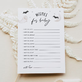 SUGARBOO Halloween wenst voor Baby advies Kaart