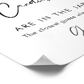 SUGARBOO Hoeveel Snoepjes in Jar Baby shower spel Poster (Hoek)