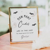 SUGARBOO Hoeveel Snoepjes in Jar Baby shower spel Poster