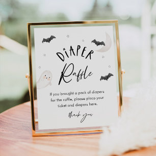 SUGARBOO Luier Raffle Baby shower Spel Sign Poster