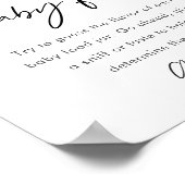 SUGARBOO Raad de Baby Food Game Sign Poster (Hoek)