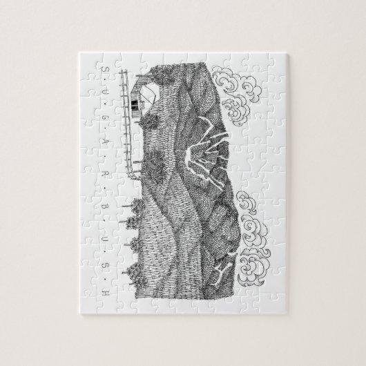 Sugarbush Vermont Illustratie Puzzle Legpuzzel (Verticaal)